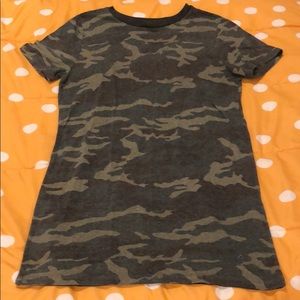 Forever 21 CAMO T-SHIRT DRESS
